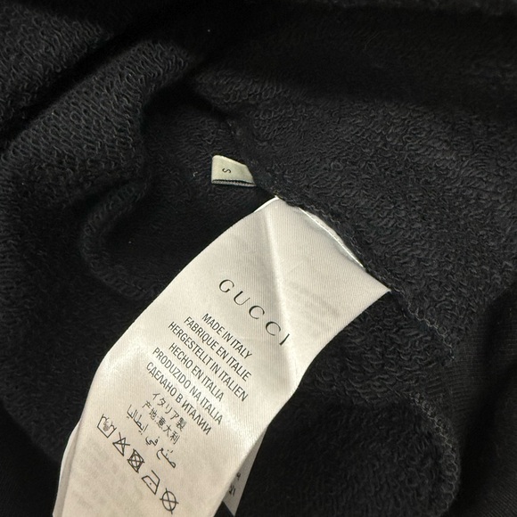 Gucci Lip and Logo Print Cotton Jersey Sweatshirt Sz S - Picture 10 of 10